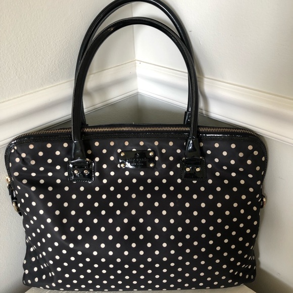 kate spade Accessories Kate Spade Polka Black And White Classic